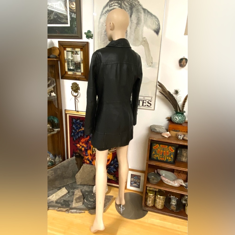 Assassin Style Leather Jacket - Picture 6 of 10